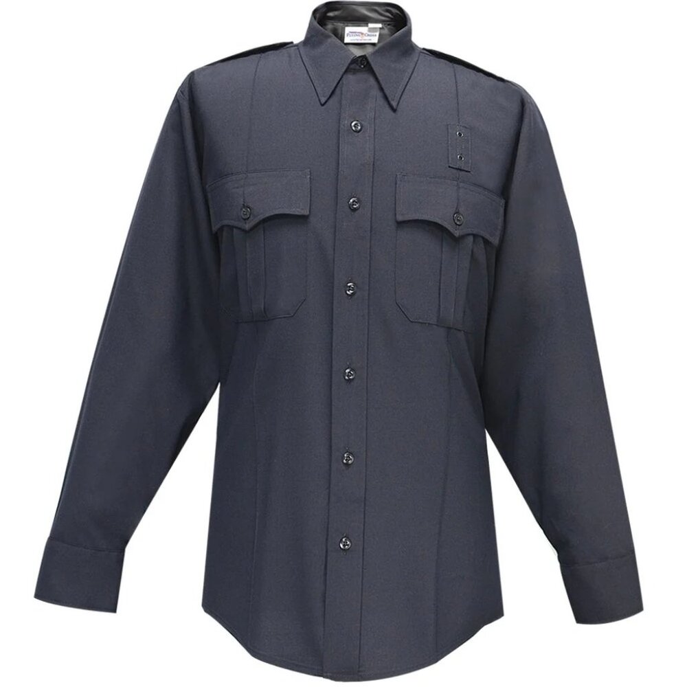 NWT Flying Cross Justice LS Shirt Women’s 48 Long LAPD Navy Poly/Wool 107W84